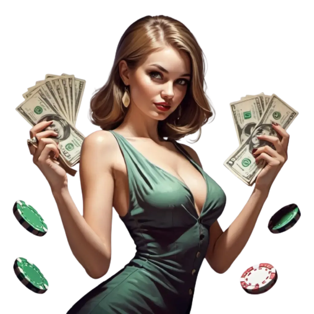 garota joga no cassino Green bets